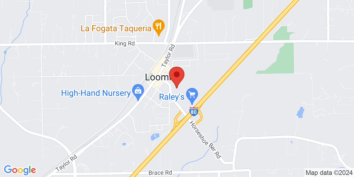 Map of Loomis Library and Community Learning Center